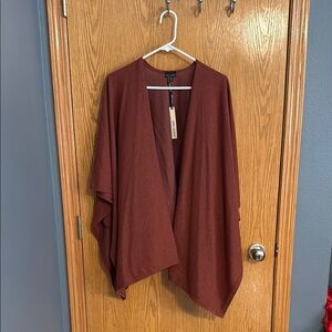 Coco + Carmen Rust Poncho